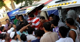 Ramadan Iftar provided to labourers in Al Quoz by Nama Tuluveru